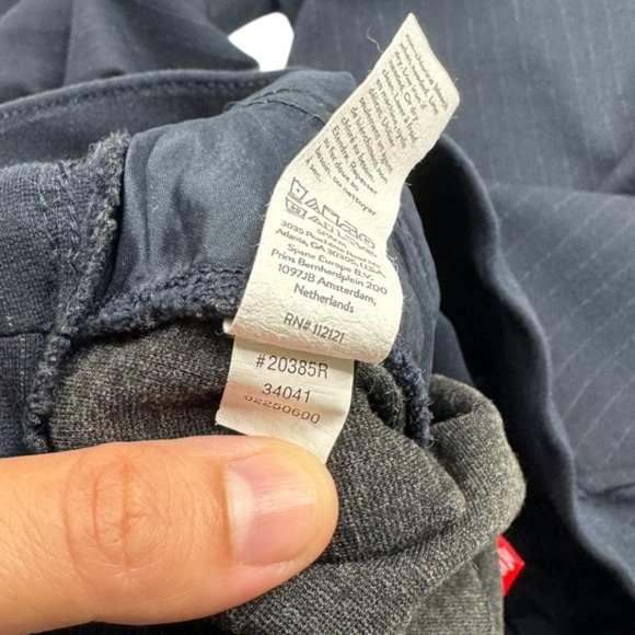 Elegant Navy Wide-Leg Pants - Picture 6 of 12